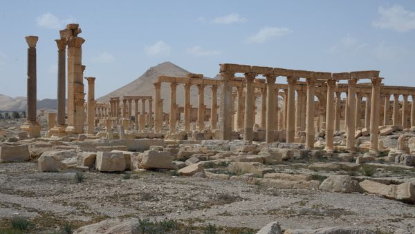 Historic site in Palmyra destroyed in military operations Historic site in Palmyra destroyed in military operations - Sputnik International