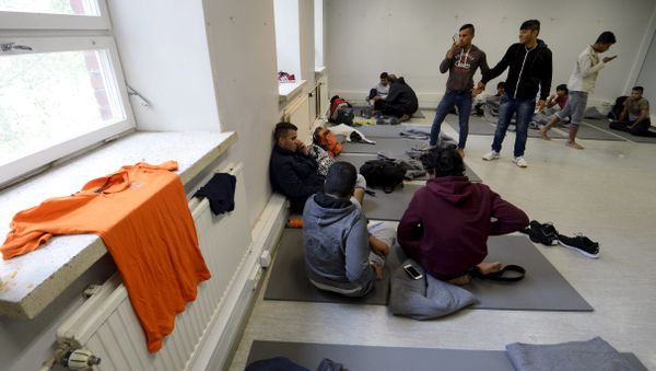Asylum seekers in refugee centre located in the former military barracks. - Sputnik International