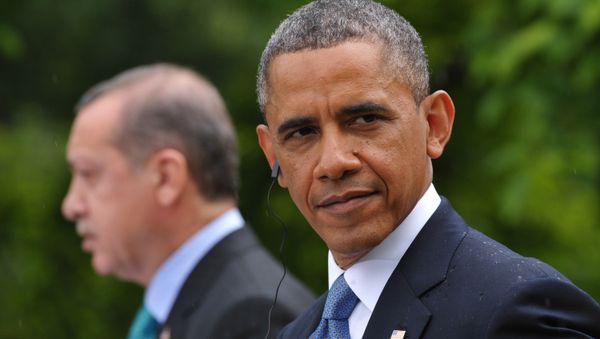 Barack Obama and Recep Tayyip Erdogan - Sputnik International