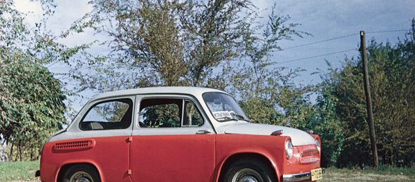Russia's first gasoline-saving automobile ZAZ-965 Zaporozhets was made at the Zaporozye engineering works in 1959 Russia's first gasoline-saving automobile ZAZ-965 Zaporozhets was made at the Zaporozye engineering works in 1959 - Sputnik International