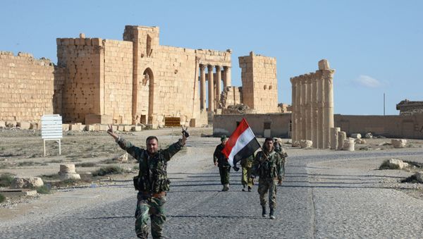 Ancient Palmyra after the city's liberation from terrorists - Sputnik International