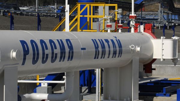 Oil pipe section from Russia to Chinese border - Sputnik International