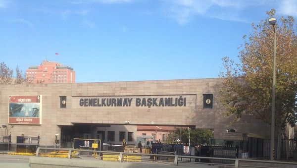 Gate of the General Staff headquarters in Ankara Gate of the General Staff headquarters in Ankara - Sputnik International
