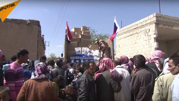Russia Delivers Humanitarian Aid to Aleppo - Sputnik International