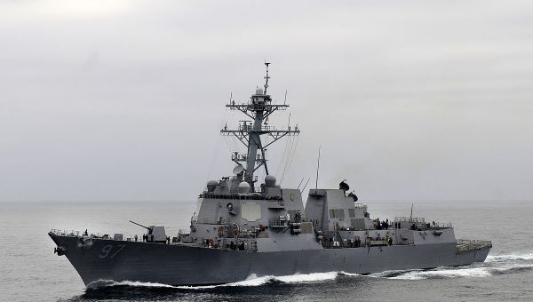Arleigh Burke-class guided-missile destroyer USS Halsey (DDG 97) - Sputnik International