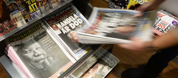 Swedish newspapers with frontpages depicting South Africa's anti-apartheid icon Nelson Mandela Swedish newspapers with frontpages depicting South Africa's anti-apartheid icon Nelson Mandela - Sputnik International