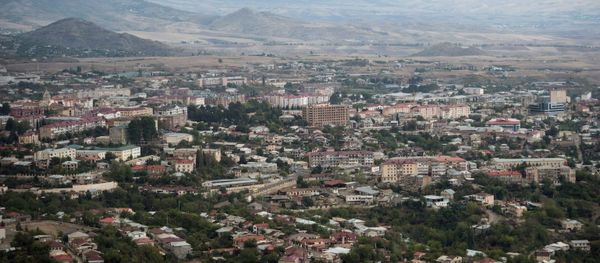 The town of Stepanakert in the self-proclaimed Nagorno-Karabakh Republic. The town of Stepanakert in the self-proclaimed Nagorno-Karabakh Republic. - Sputnik International