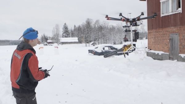 KILLERDRONE! Flying chainsaw - Sputnik International