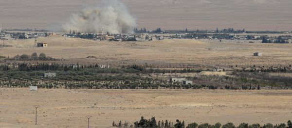 Syrian government army and militia on the fringes of Al Qaryatayn - Sputnik International
