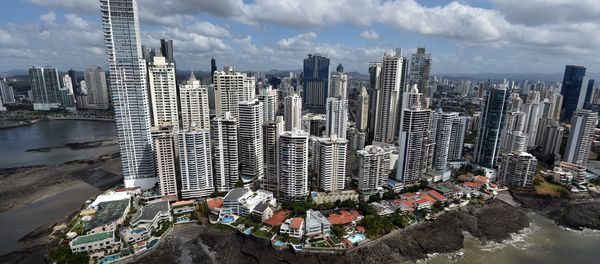 Aerial view of the Panama City bay taken on March 23, 2015. - Sputnik International