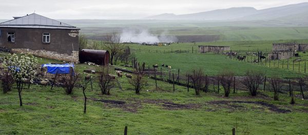 The Nagorno-Karabakh conflict zone. - Sputnik International