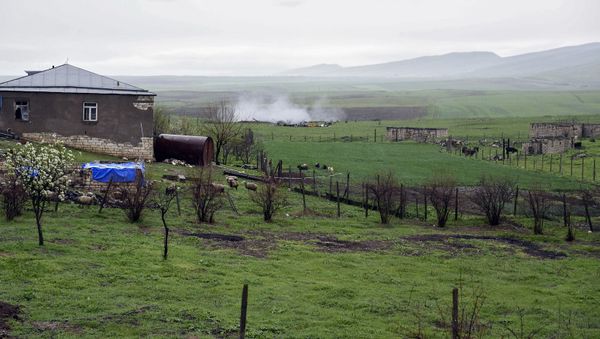 The Nagorno-Karabakh conflict zone. The Nagorno-Karabakh conflict zone. - Sputnik International