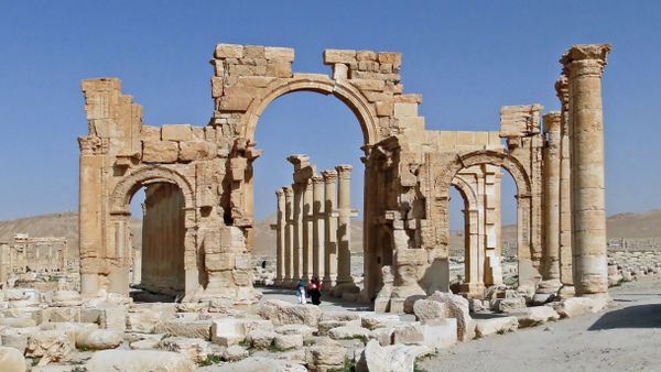 The monumental arch of Palmyra, Syria The monumental arch of Palmyra, Syria - Sputnik International