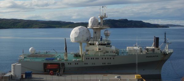 The Norwegian electronic intelligence collection vessel F/S «Marjata» in Kirkenes, Norway The Norwegian electronic intelligence collection vessel F/S «Marjata» in Kirkenes, Norway - Sputnik International