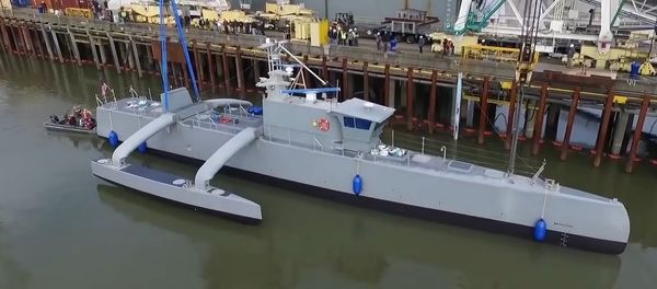 Anti-Submarine Warfare Continuous Trail Unmanned Vessel Speed Testing Anti-Submarine Warfare Continuous Trail Unmanned Vessel Speed Testing - Sputnik International