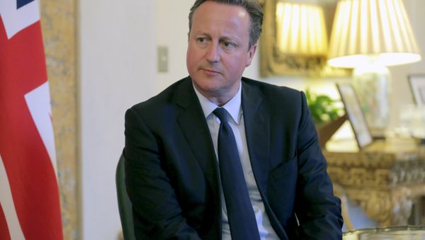 British Prime Minister David Cameron attends a bilateral meeting with New Zealand Prime Minister John Key at the British Embassy in Washington, March 31, 2016. - Sputnik International