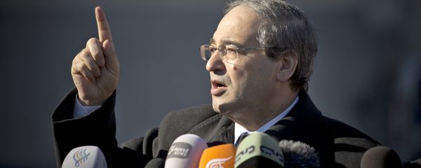 Syrian Deputy Foreign Minister Faisal Mekdad gestures as he talks to journalists after a meeting with the Syrian opposition at the United Nations headquarters in Geneva, Switzerland (File) Syrian Deputy Foreign Minister Faisal Mekdad gestures as he talks to journalists after a meeting with the Syrian opposition at the United Nations headquarters in Geneva, Switzerland (File) - Sputnik International