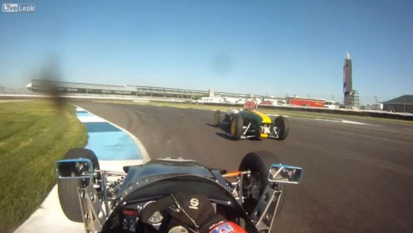 Vintage Formula Ford at Indianapolis Motor Speedway. Helmet Camera - Sputnik International