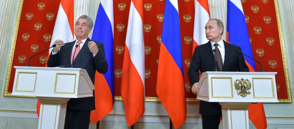 Russian President Vladimir Putin's meeting with President of Austria Heinz Fischer - Sputnik International