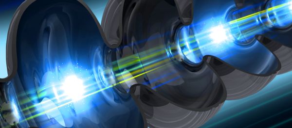 Illustration of an electron beam traveling through a niobium cavity – a key component of SLAC’s future LCLS-II X-ray laser - Sputnik International