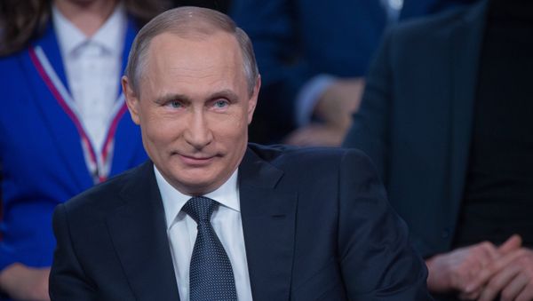 President Vladimir Putin attends Russian Popular Front's media forum, Truth and Justice President Vladimir Putin attends Russian Popular Front's media forum, Truth and Justice - Sputnik International