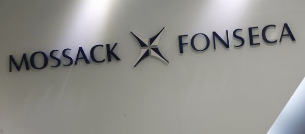The company logo of Mossack Fonseca is seen inside the office of Mossack Fonseca & Co. (Asia) Limited in Hong Kong, China April 5, 2016 - Sputnik International
