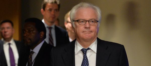 Vitaly Churkin, Russia's Ambassador to the United Nations, leaves the Security Council chambers July 21, 2014 at UN headquarters in New York Vitaly Churkin, Russia's Ambassador to the United Nations, leaves the Security Council chambers July 21, 2014 at UN headquarters in New York - Sputnik International