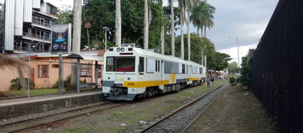 Costa Rican urban train at Universidad de Costa Rica station in San Pedro Costa Rican urban train at Universidad de Costa Rica station in San Pedro - Sputnik International