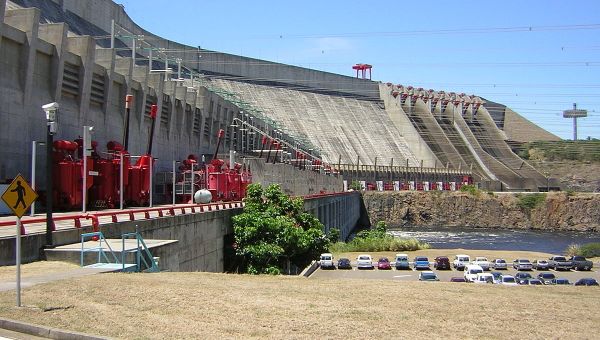 Panoramic view of the 10000MW Guri Dam in Venezuela, also called Simón Bolívar - Sputnik International