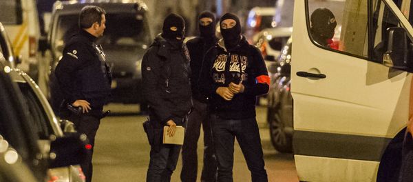 Police investigate an area where terror suspect Mohamed Abrini was arrested earlier today, in Brussels on Friday April 8, 2016 Police investigate an area where terror suspect Mohamed Abrini was arrested earlier today, in Brussels on Friday April 8, 2016 - Sputnik International