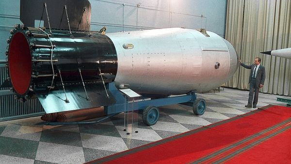 Thermonuclear bomb in the nuclear weapons museum - Sputnik International