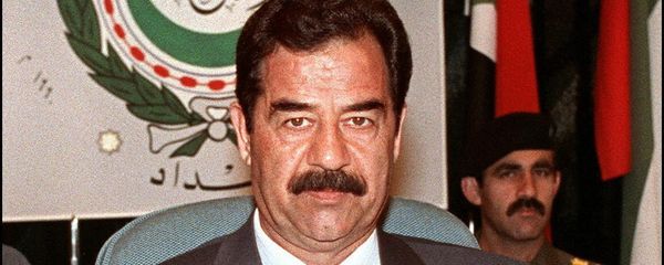 Iraqi President Saddam Hussein shown in file picture dated 28 May 1990 in Baghdad, addresses the opening session of the Extraordinary Arab Summit called to adopt a unified Arab stance against Soviet Jewish immigration to Israel.(File) - Sputnik International