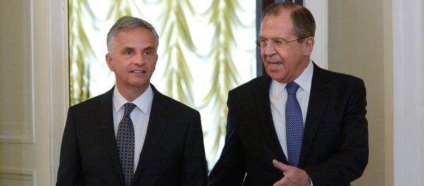 Russian Foreign Minister Sergei Lavrov meets with his Swiss counterpart Didier Burkhalter - Sputnik International