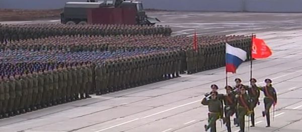 Russia: See massive training drills for 2016 Victory Day Parade Russia: See massive training drills for 2016 Victory Day Parade - Sputnik International