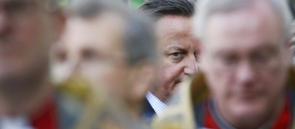 Britain's Prime Minister David Cameron arrives at the memorial service for victims of the attack on the Bardo Mudeum in Tunis and the Tunisian holiday resort of Port El Kantaoui in Sousse, at Westminster Abbey in central London, April 12, 2016. Britain's Prime Minister David Cameron arrives at the memorial service for victims of the attack on the Bardo Mudeum in Tunis and the Tunisian holiday resort of Port El Kantaoui in Sousse, at Westminster Abbey in central London, April 12, 2016. - Sputnik International