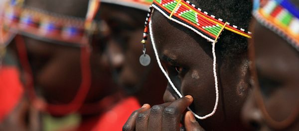 Kenyan teenage Maasai girls attend an alternative right of passage at Kilgoris, Trans Mara district, 220 kilometres north-west of the capital Nairobi, on April 19, 2008 at a ceremony organised by an anti-female genital mutilation, (FGM) campaign, Cherish Others Organisation. Kenyan teenage Maasai girls attend an alternative right of passage at Kilgoris, Trans Mara district, 220 kilometres north-west of the capital Nairobi, on April 19, 2008 at a ceremony organised by an anti-female genital mutilation, (FGM) campaign, Cherish Others Organisation. - Sputnik International