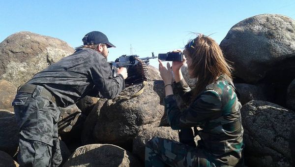 Military women journalists - Sputnik International