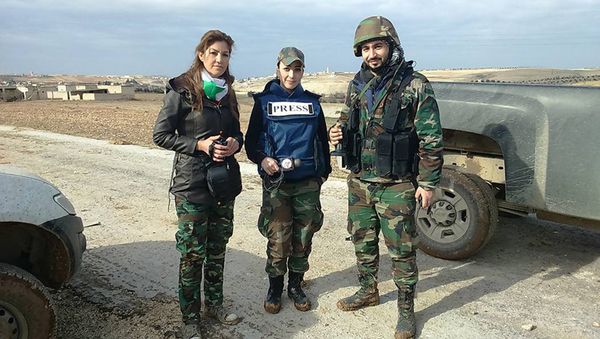 Military women journalists - Sputnik International