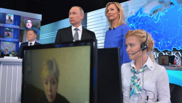 Direct Line with Vladimir Putin Direct Line with Vladimir Putin - Sputnik International