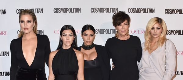 Khloe Kardashian, from left, Kourtney Kardashian, Kim Kardashian, Kris Jenner and Kylie Jenner arrive at Cosmopolitan magazine's 50th birthday celebration at Ysabel on Monday, Oct. 12, 2015, in West Hollywood, California. - Sputnik International