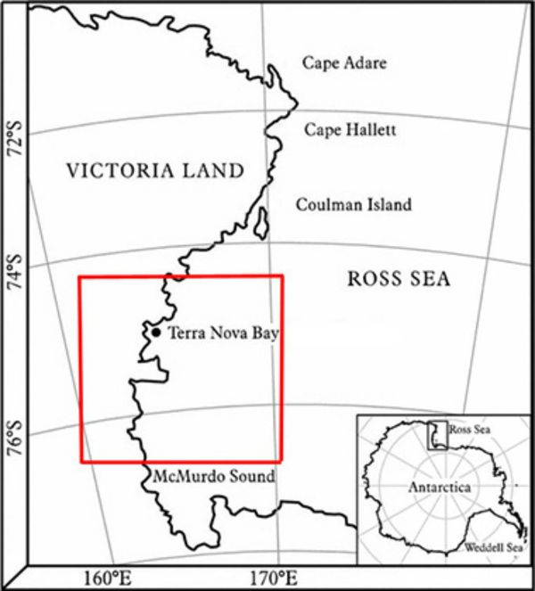 A map showing the location of the Nansen ice shelf in Antarctica - Sputnik International