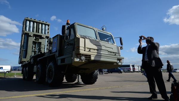 Anti-aircraft guided missile system Vityaz at the MAKS-2013 Air Show in Zhukovsky, the Moscow suburbs - Sputnik International