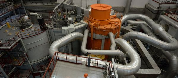 The central hall of the fourth generating unit with a BN-800 nuclear reactor at the Beloyarskaya Nuclear Power Plant in Zarechny, Sverdlovsk Region - Sputnik International