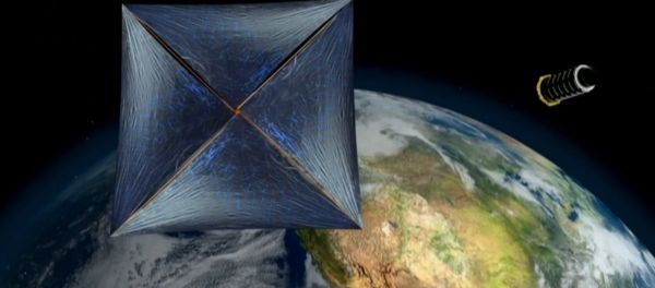 This artist's illustration shows a sail-equipped nanocraft that Breakthrough Starshot team members hope to send to other star systems This artist's illustration shows a sail-equipped nanocraft that Breakthrough Starshot team members hope to send to other star systems - Sputnik International