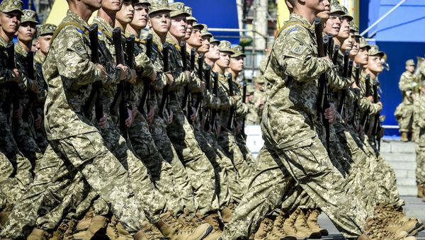 Ukrainian servicemen. (File) - Sputnik International