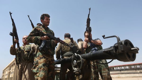 Kurdish peshmerga fighters - Sputnik International