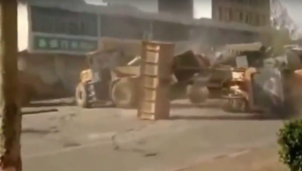 Bulldozer derby - Sputnik International