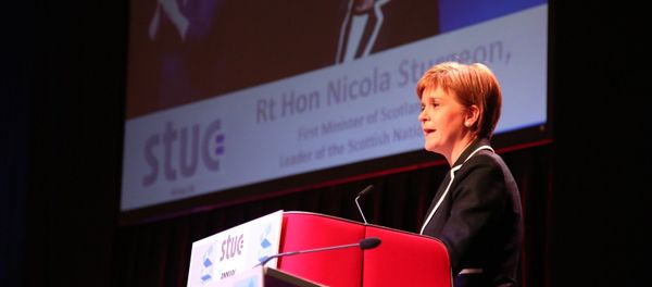 First Minister of Scotland Nicola Sturgeon at the STUC in Dundee. First Minister of Scotland Nicola Sturgeon at the STUC in Dundee. - Sputnik International