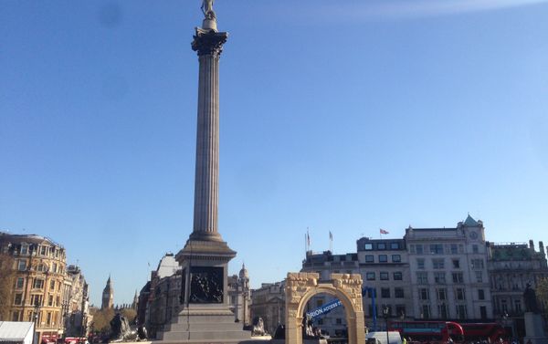 Palmyra's Arch of Triumph recreated in London’s Trafalgar Square. Palmyra's Arch of Triumph recreated in London’s Trafalgar Square. - Sputnik International