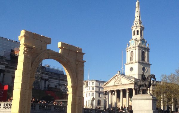 Palmyra's Arch of Triumph recreated in London’s Trafalgar Square. Palmyra's Arch of Triumph recreated in London’s Trafalgar Square. - Sputnik International